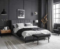 light grey walls in interior desgn