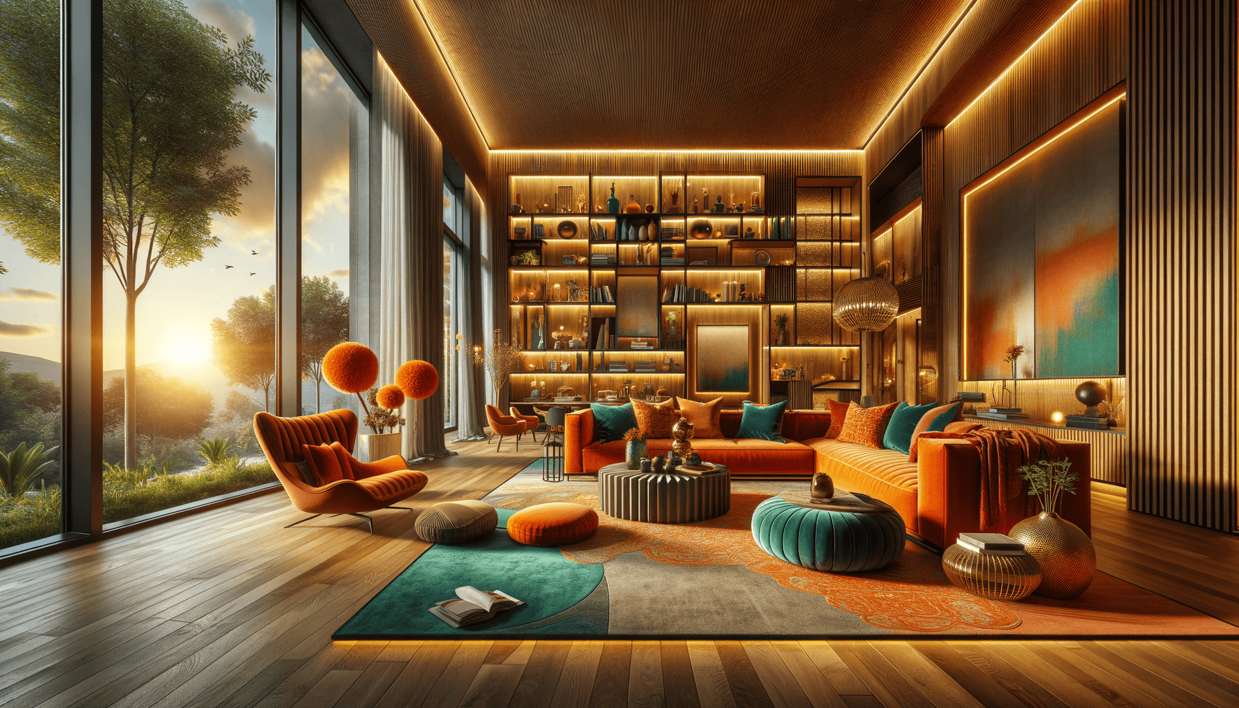 Orange Color Sofa Styling Ideas for a Vibrant Living Space