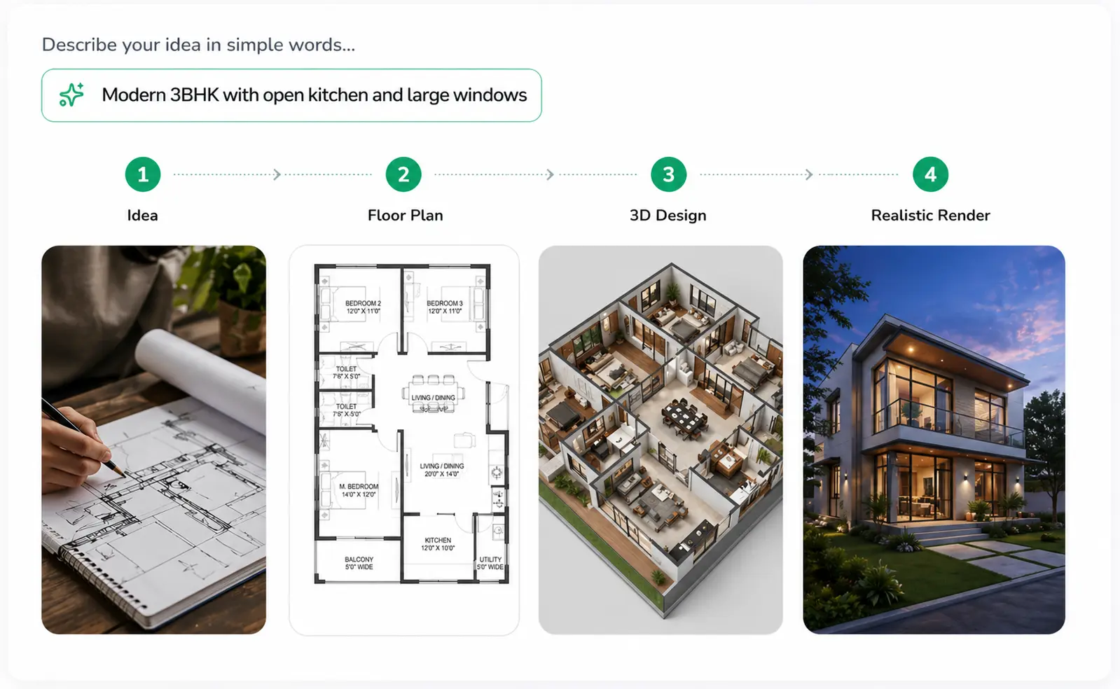 Realistic 3D property visualization for contractors