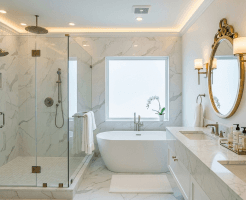 average bathroom size