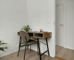 Corner Study Table Design