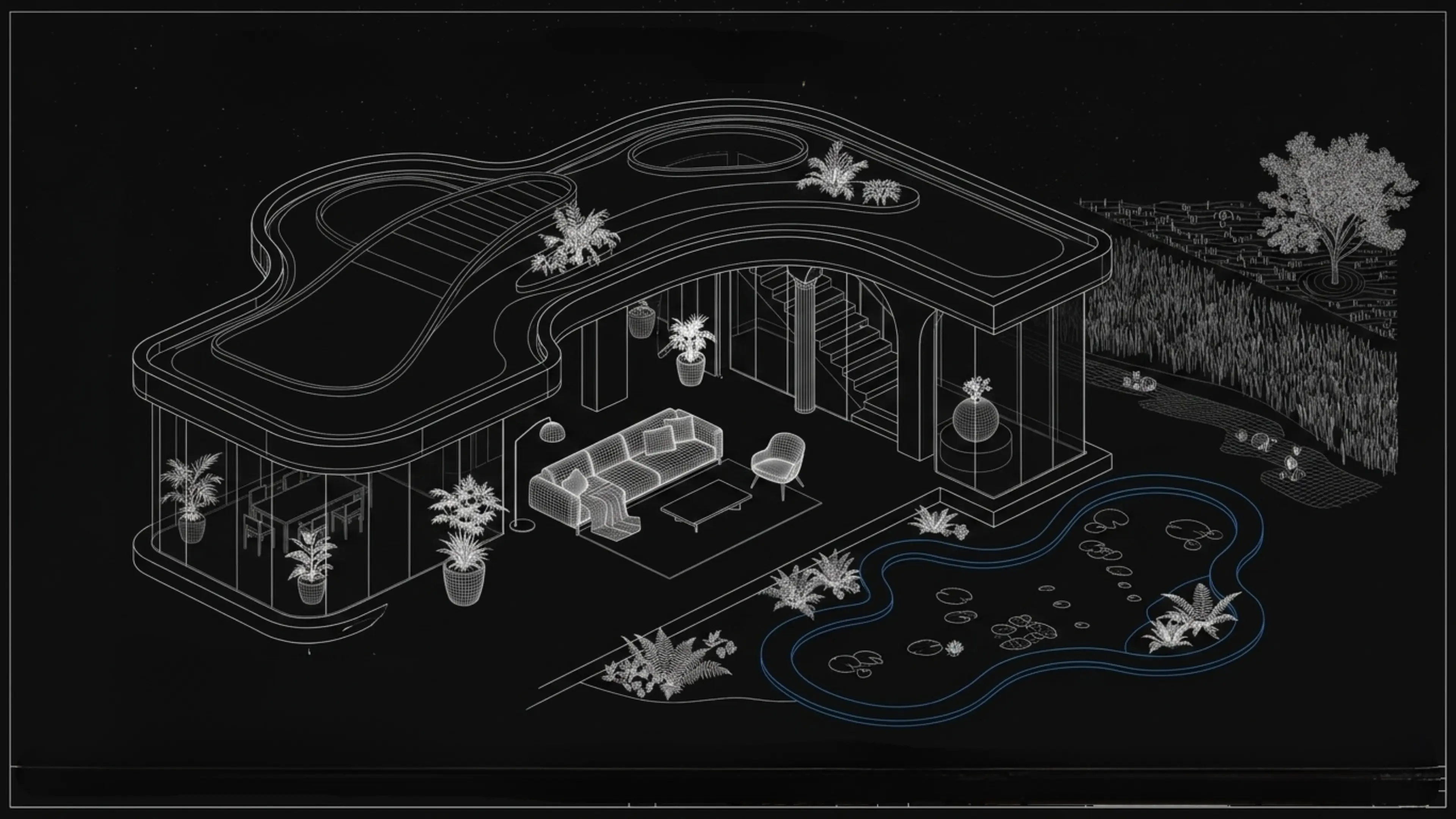 2D Floor Plan Design Layout